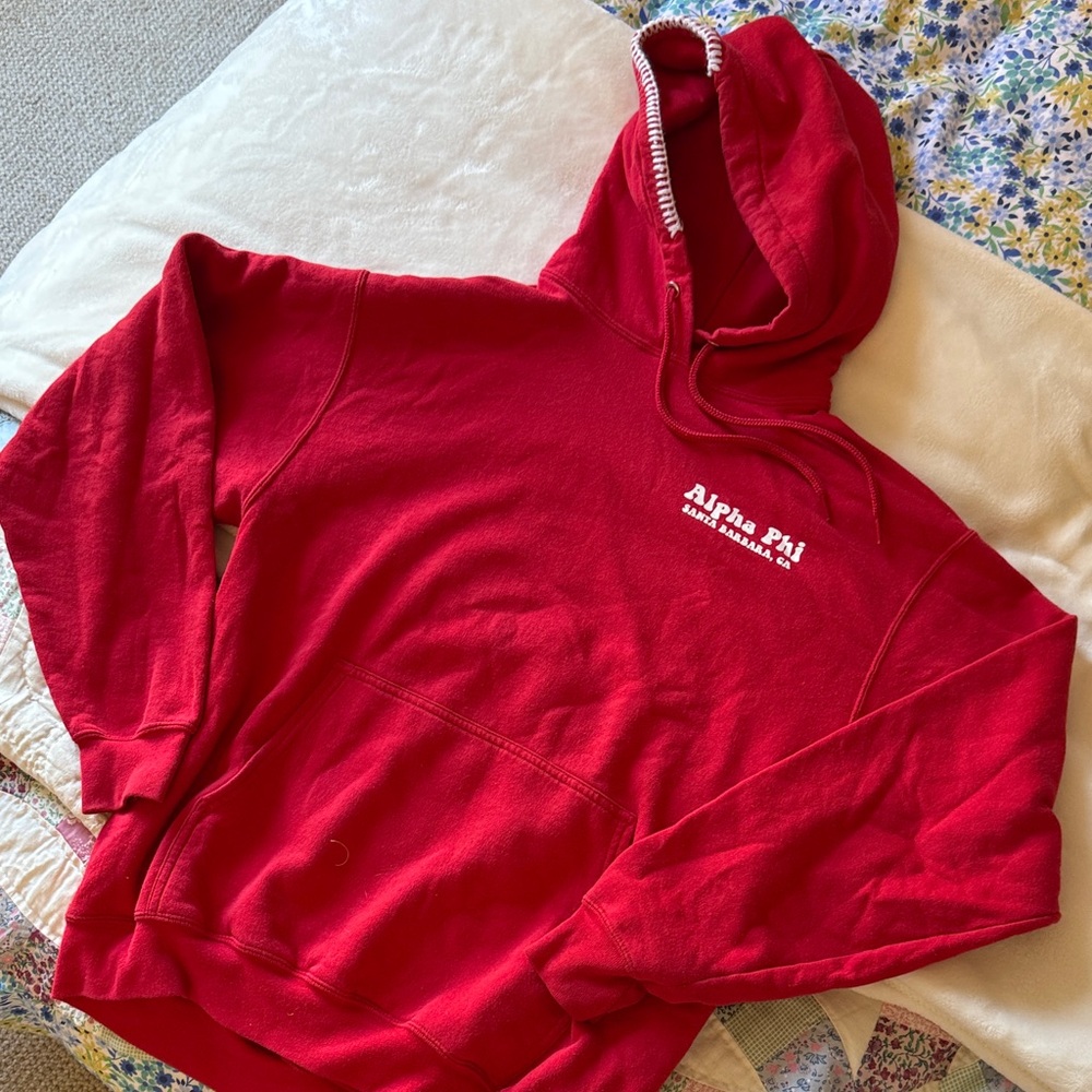 Red Alpha Phi Sweat Set - image 3